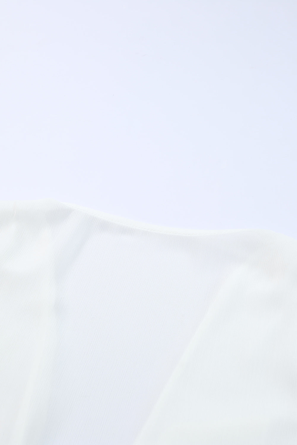 Tied Balloon Sleeve Cropped Blouse