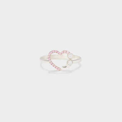 Heart Shape 925 Sterling Silver Ring